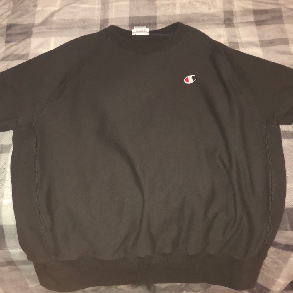 Grey Champion Short Sleeve Sweatshirt